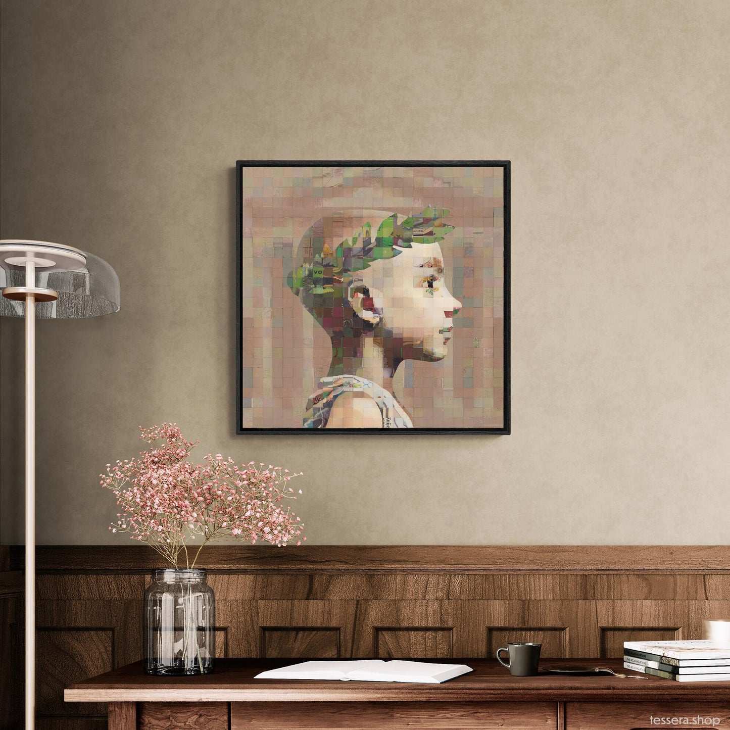 Tessera II #1212 Framed