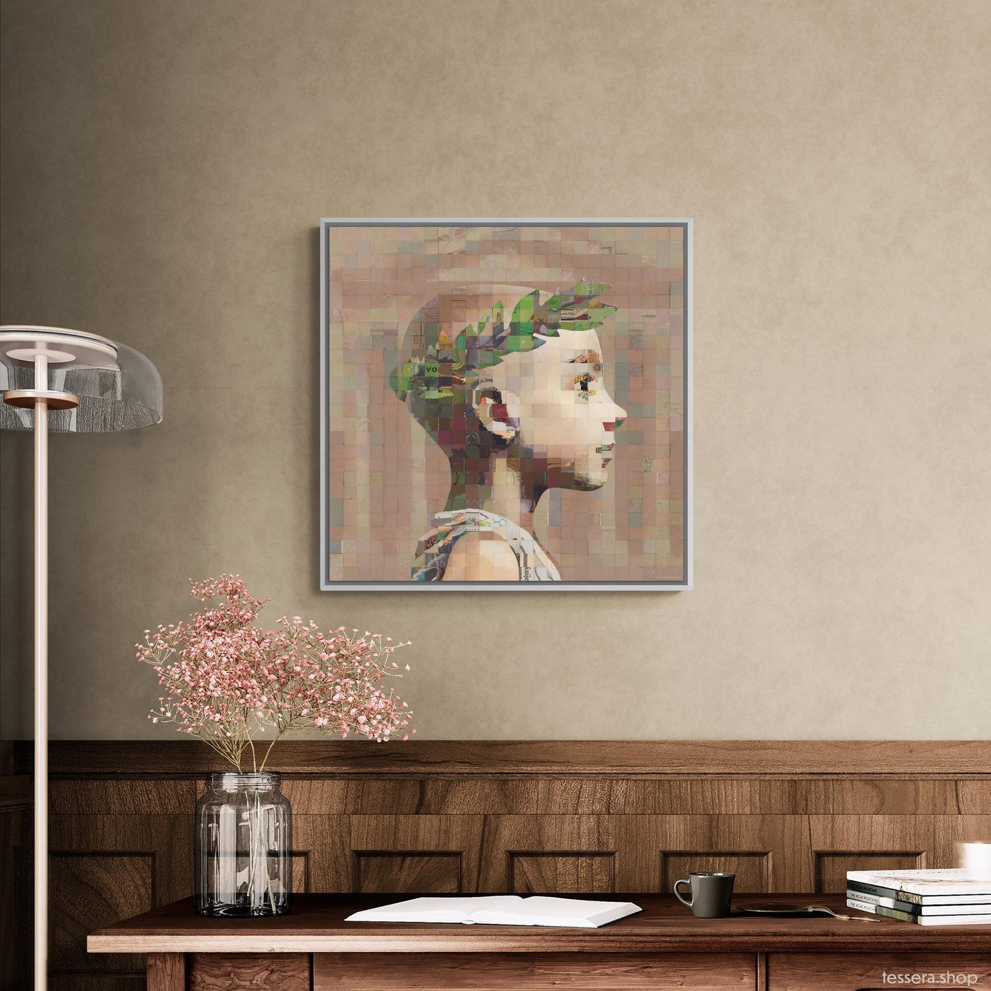 Tessera II #1212 Framed