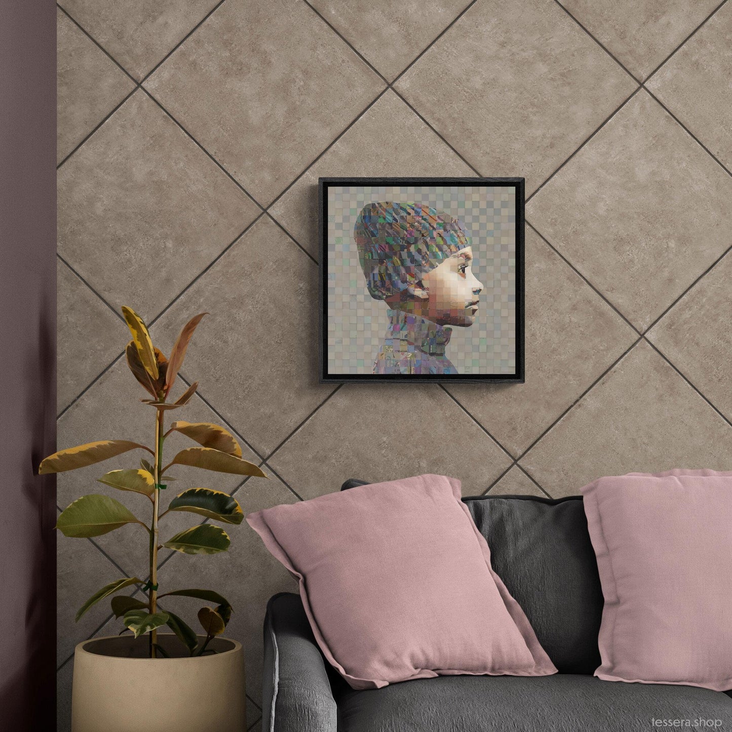 Tessera II #1816 Framed