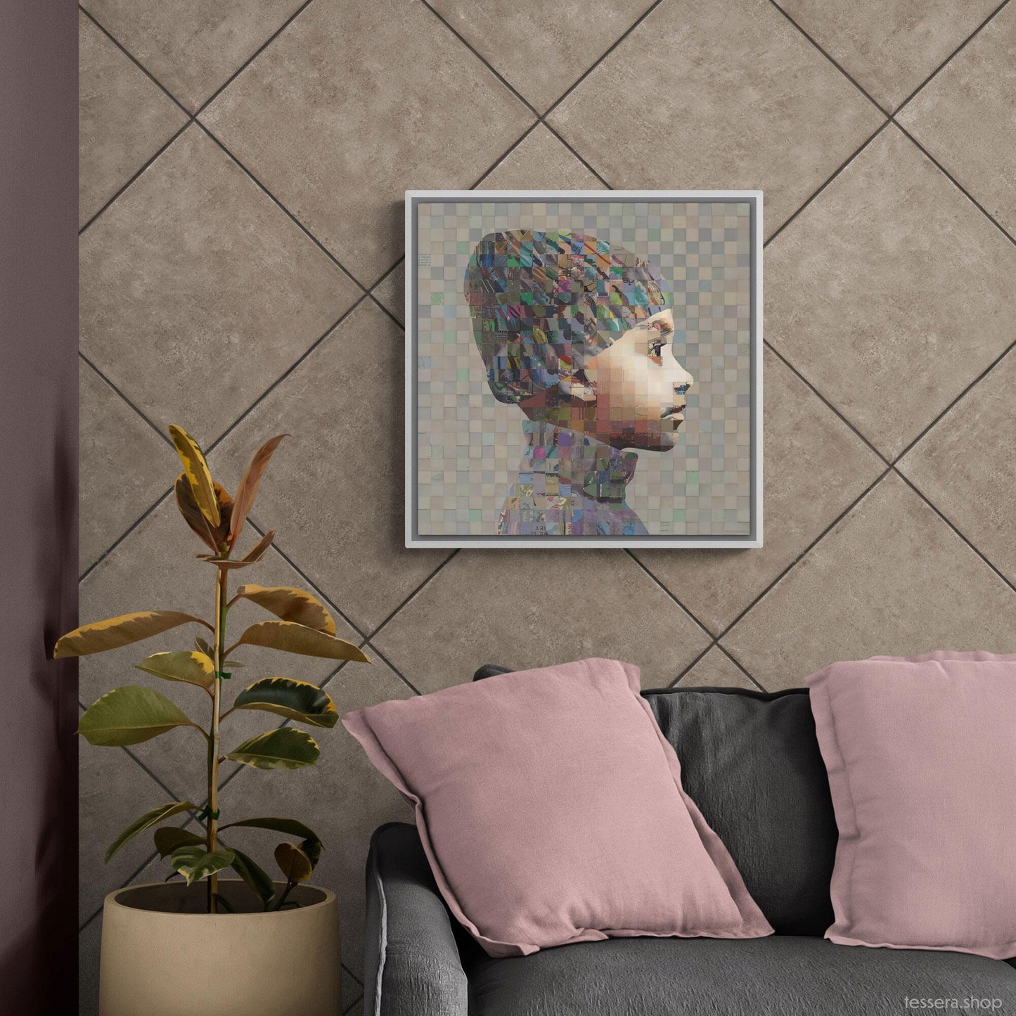 Tessera II #1816 Framed