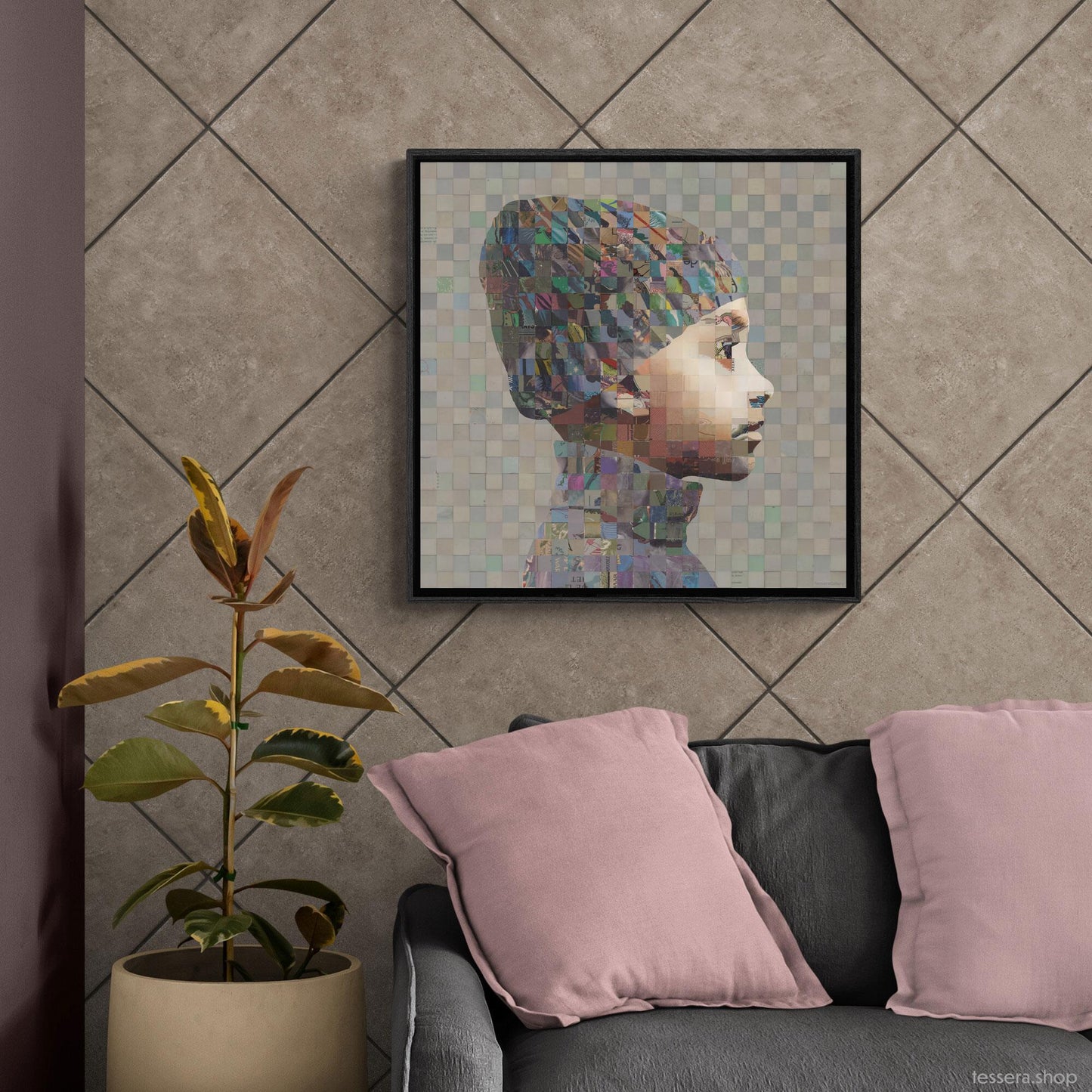 Tessera II #1816 Framed