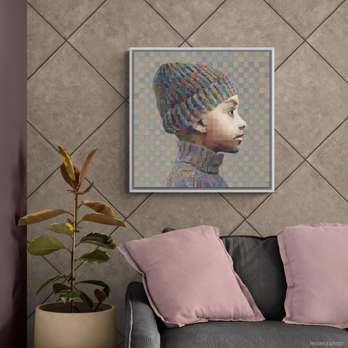 Tessera II #1816 Framed