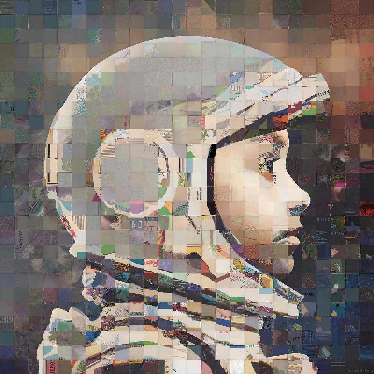 Tessera II #2185 Framed