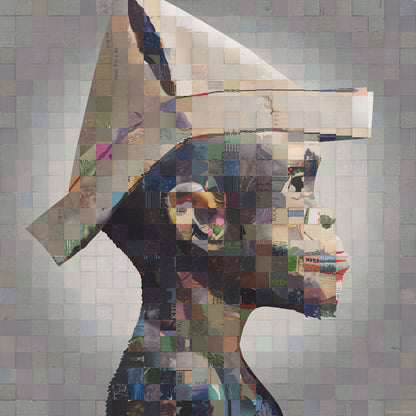 Tessera II #1021 Framed