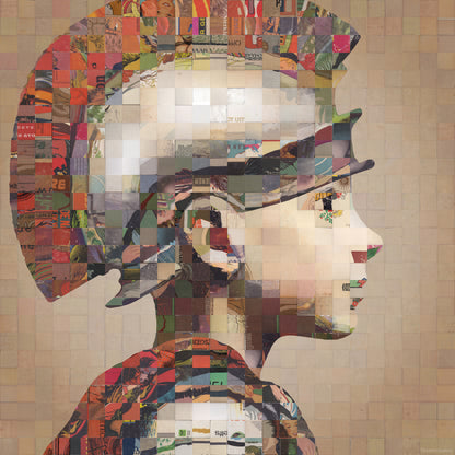 Tessera II #2237 Framed