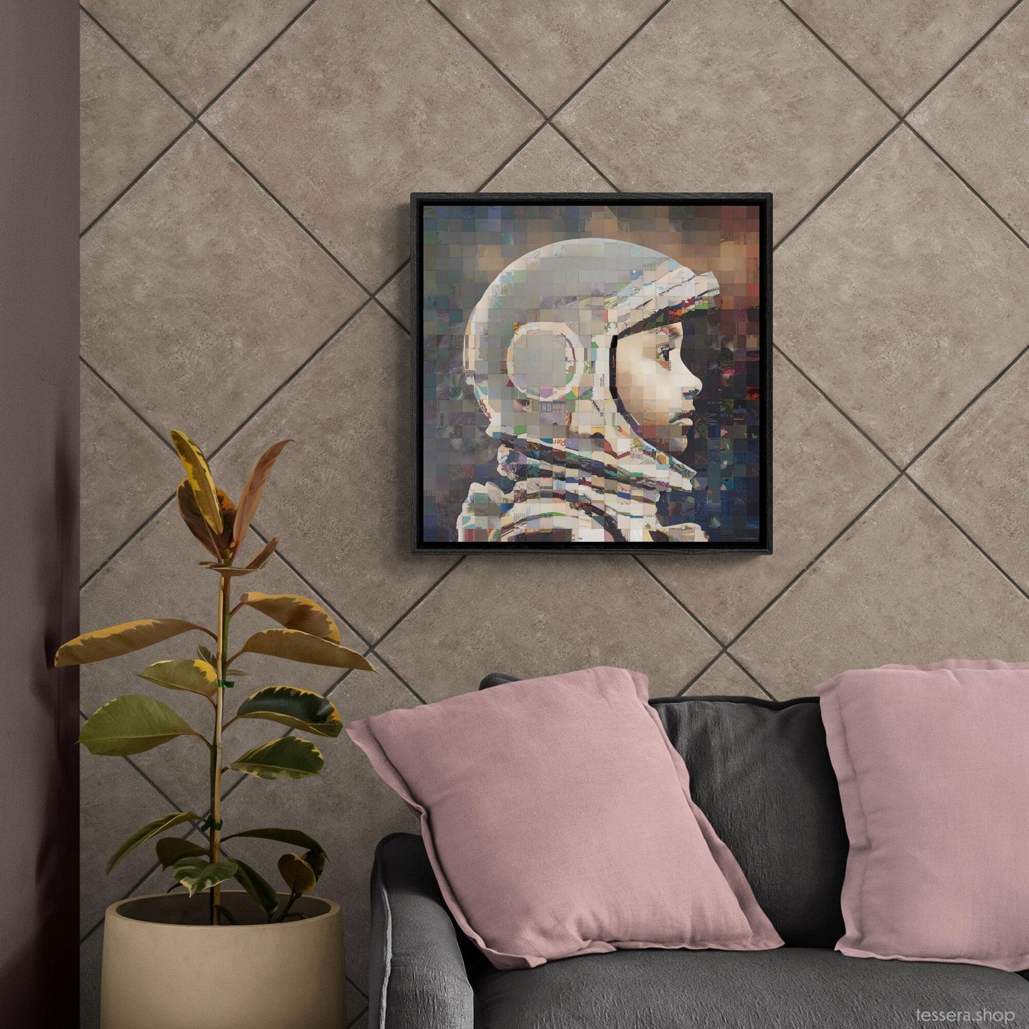 Tessera II #2185 Framed