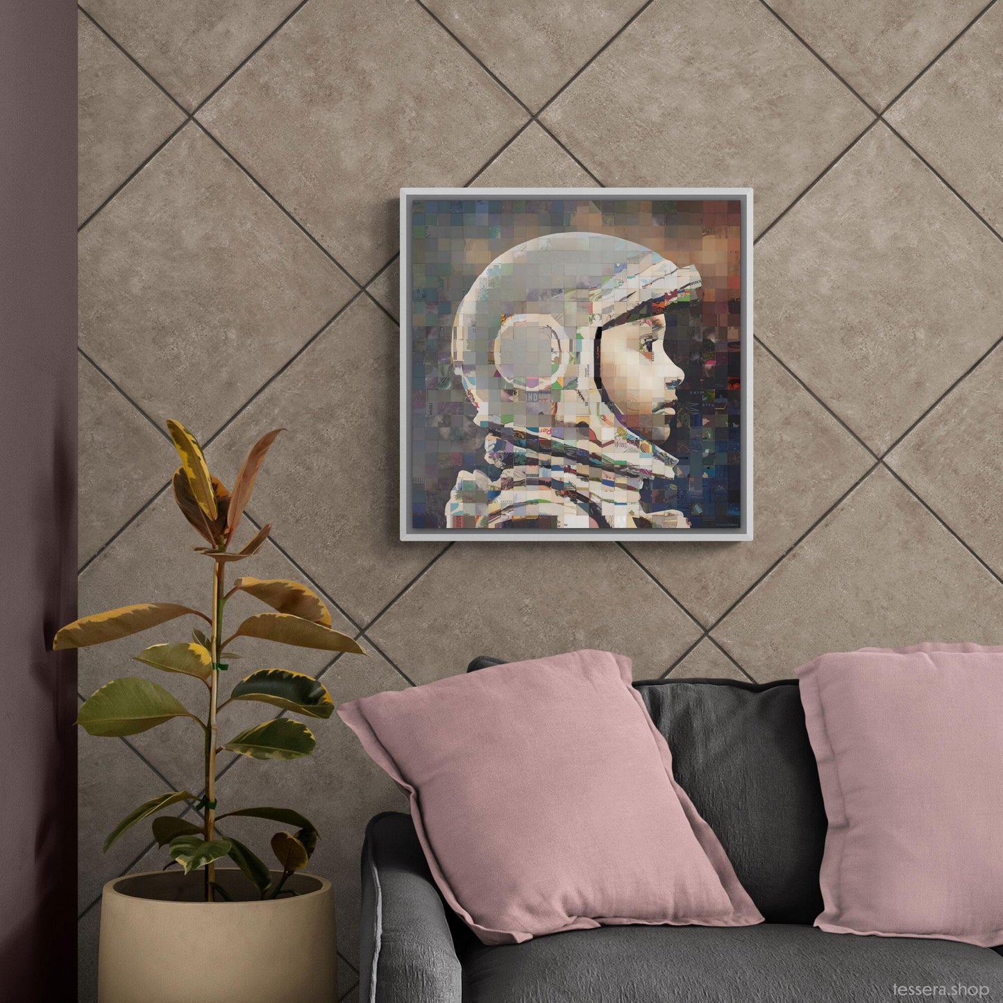 Tessera II #2185 Framed