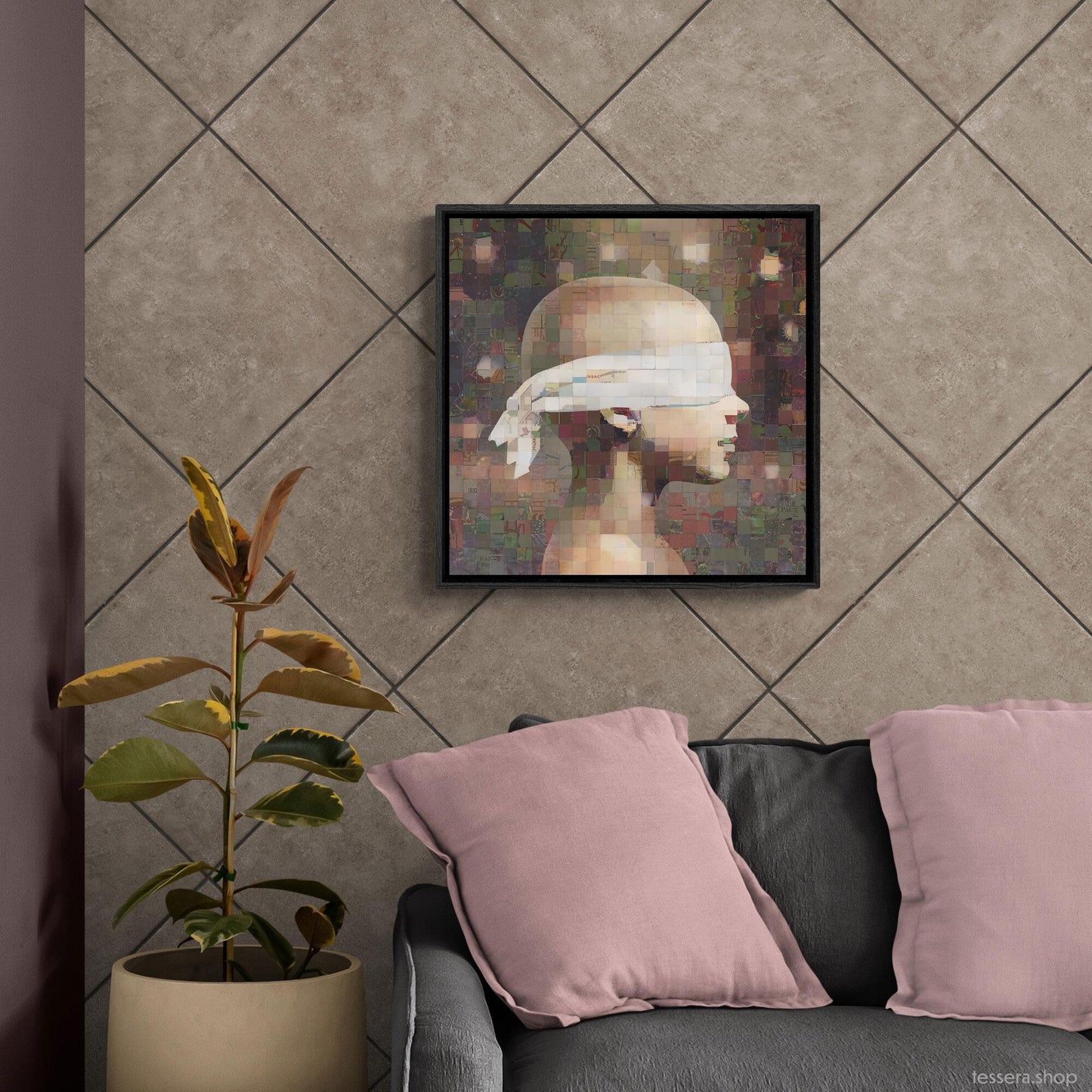 Tessera II #281 Framed