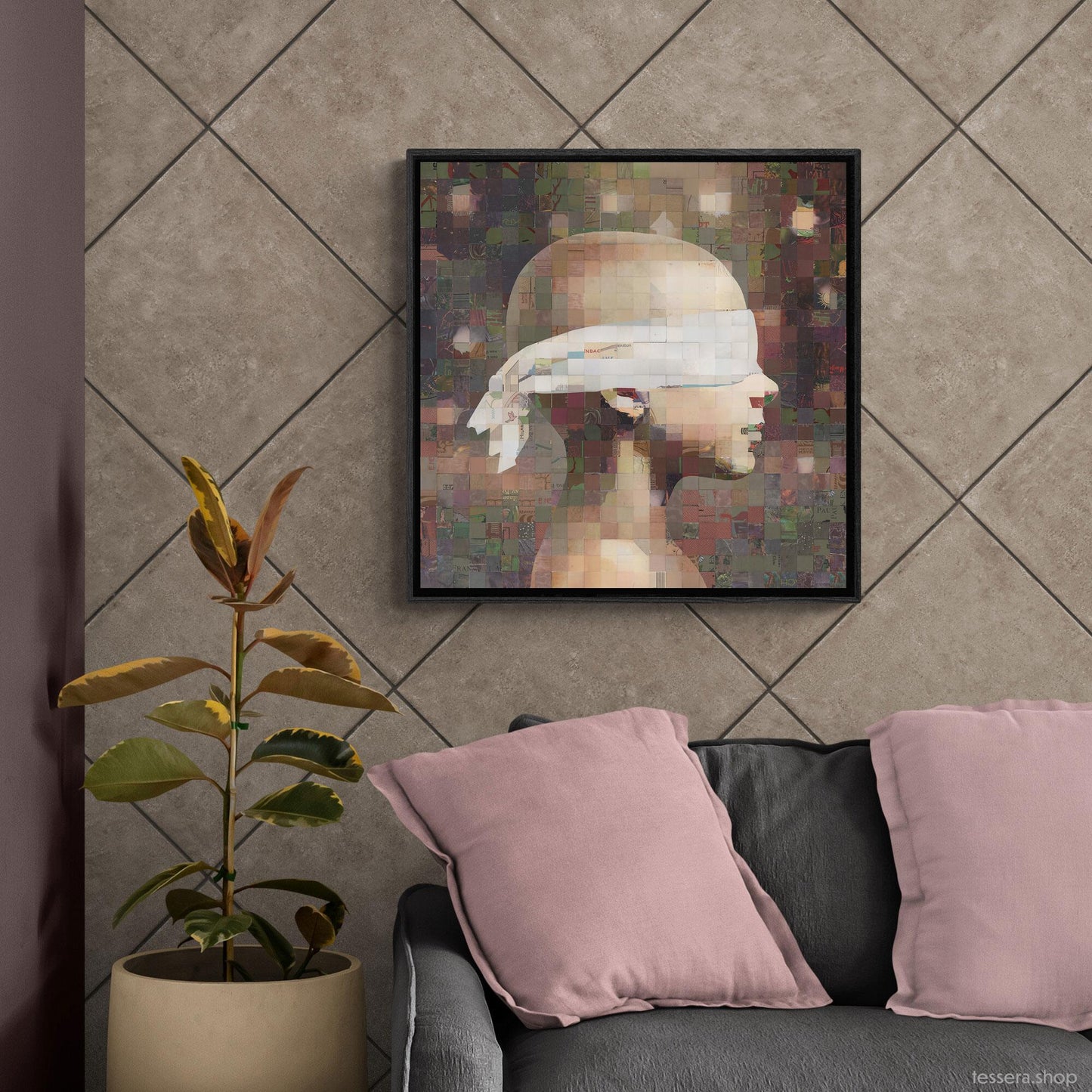 Tessera II #281 Framed