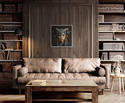 Tesserized #19 Mojica Framed