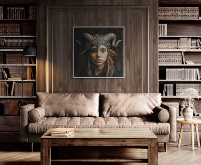 Tesserized #19 Mojica Framed